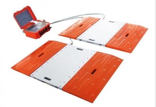 Cabled Type Truck Axle Scales , Vehicle Weight Scales Alloy Aluminum Material