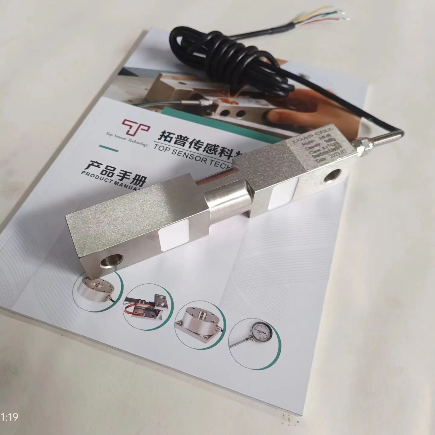 Double Shear Beam Load Cells 500kg 1 Ton Alloy Steel Construction ...