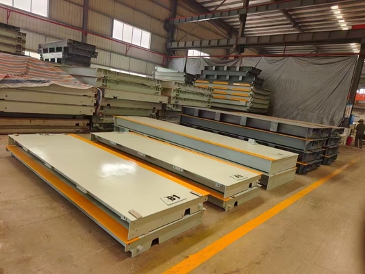Smooth Plate Truck Scale Weighbridge With LED Display Within -10C 50C
