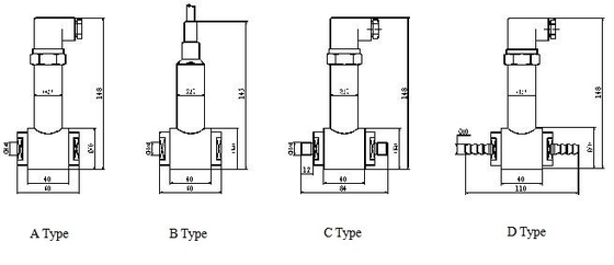 Air Pressure Transmitter Working Temperature -10~+ 80°C CE Certification