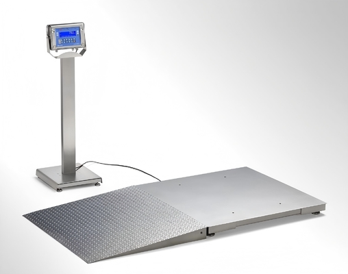 Single-layer Stainless Steel Floor Scale With Indicator