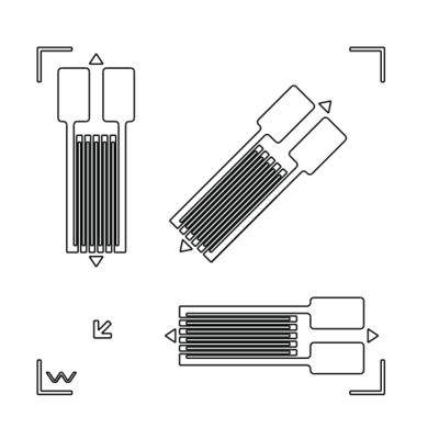 Foil Rossette Strain Gauge  CA series