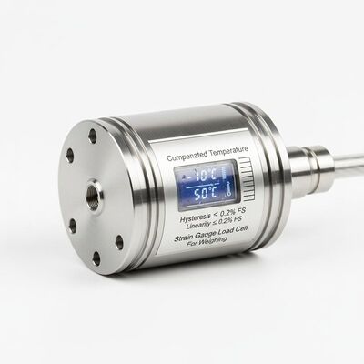 Compensated Temperature -10C 50C Strain Gauge Load Cell Offering Hysteresis Not Exceeding 0.02 Percent FS and Linearity 0.2 Percent FS for Weighing