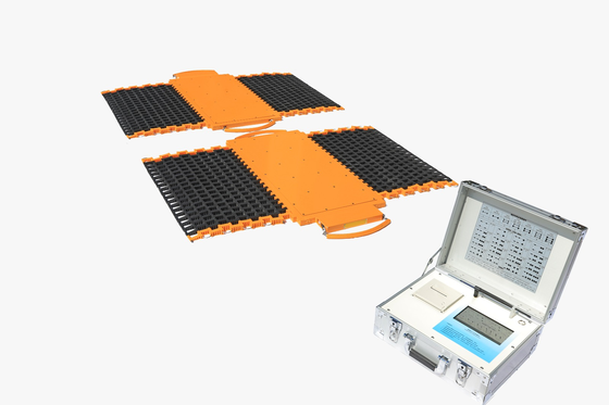 Portable Axle Scale with Integrated Indicators for Vehicles Weighing